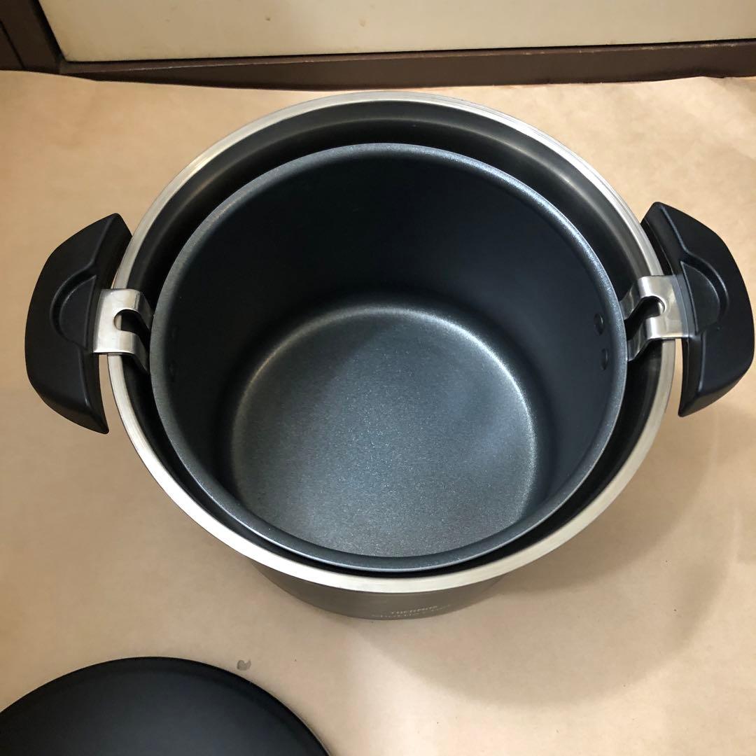 サーモス真空保温調理器シャトルシェフ 4.3Lブラック KBJ-4500(BK)