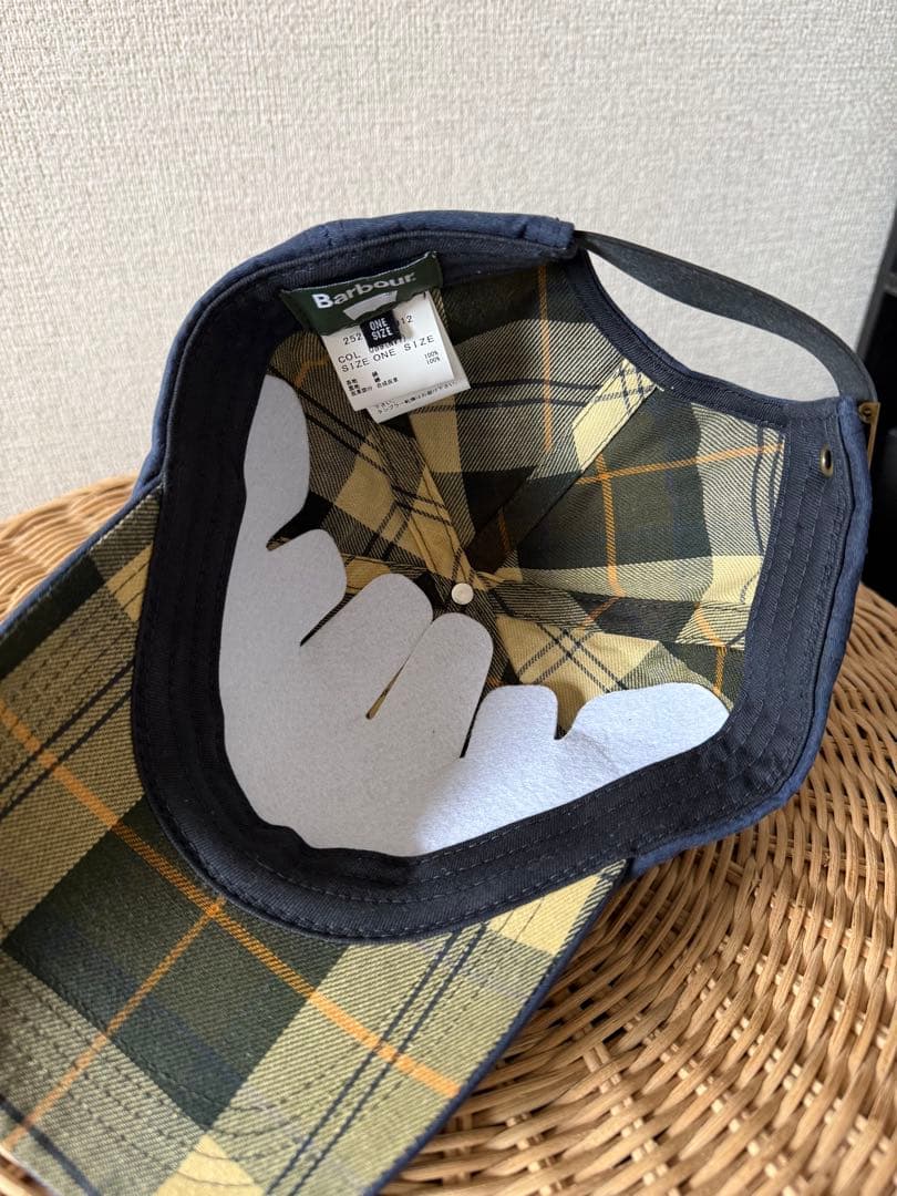 BARBOUR × LEVI’S コラボ　ワックスコットンキャップ　タグあり美品