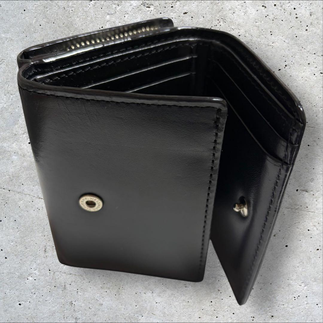Vivienne Westwood 三つ折り財布 ブラック オーブパッチ