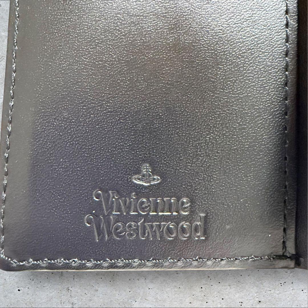 Vivienne Westwood 三つ折り財布 ブラック オーブパッチ