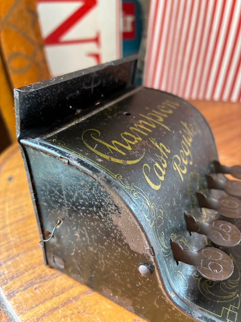 アンティーク　トイ　キャッシュレジスター　1910年　アメリカ　レア