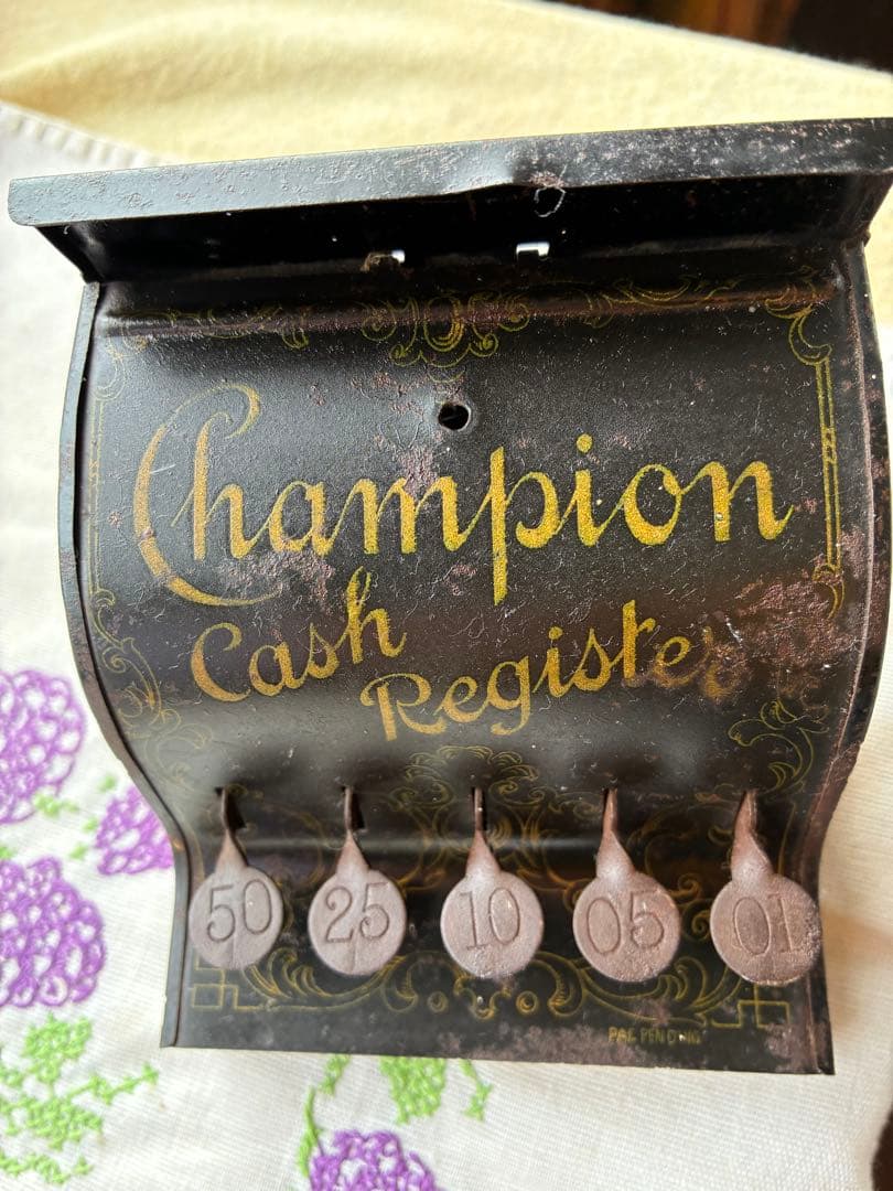 アンティーク　トイ　キャッシュレジスター　1910年　アメリカ　レア