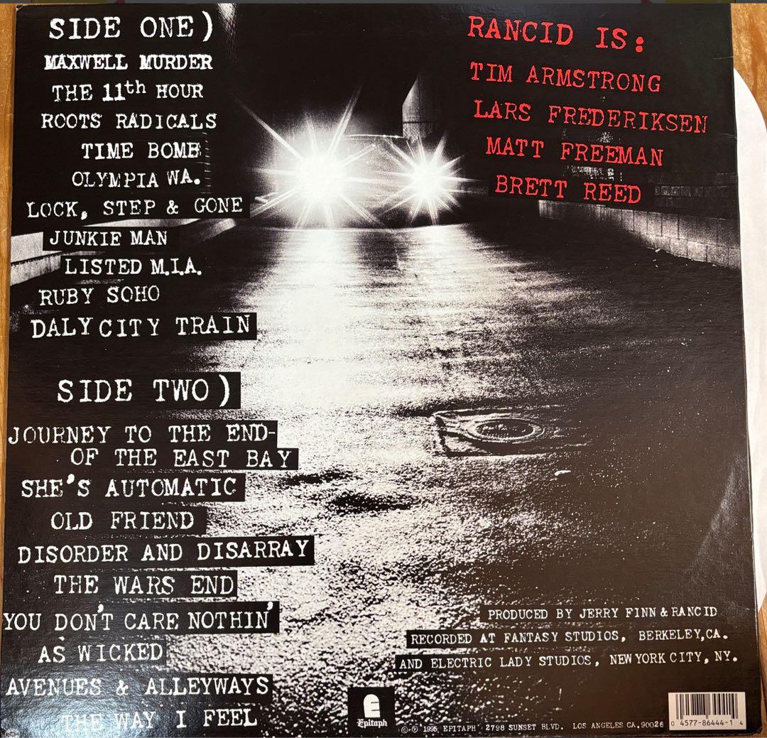 Rancid レコード オリジナル