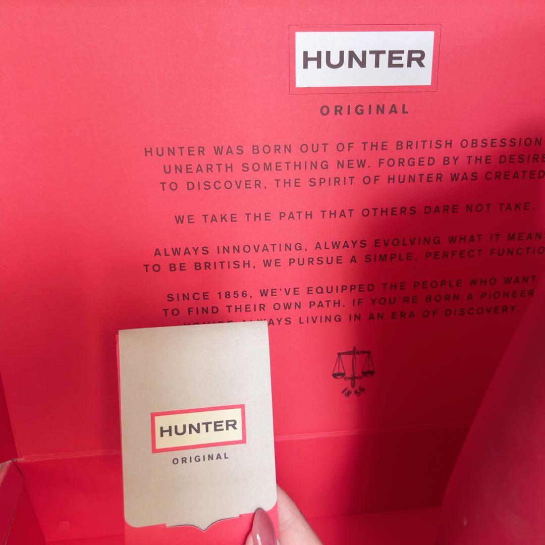 HUNTER 長靴 レッド