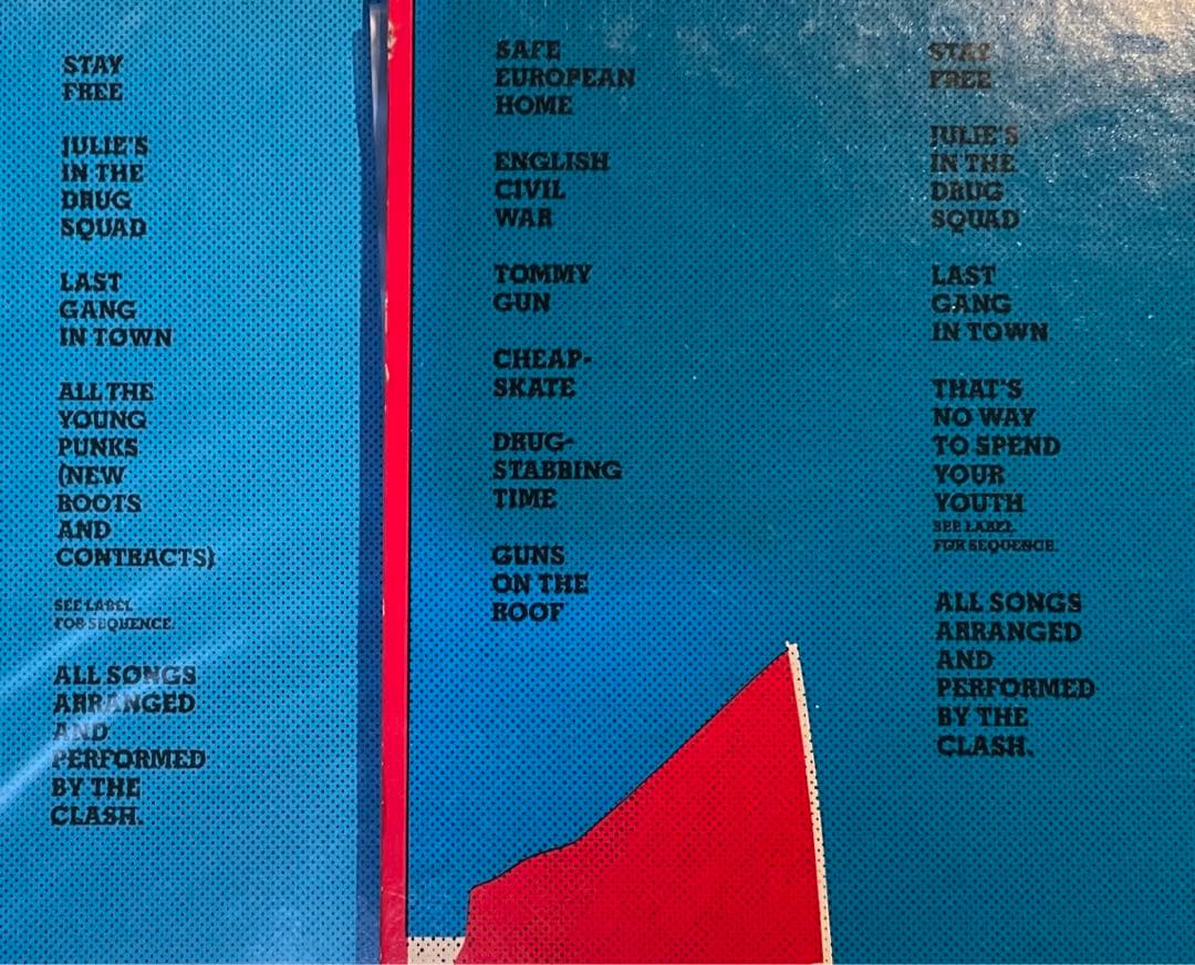 洋楽 The Clash Give Em Enough Rope USoriginal
