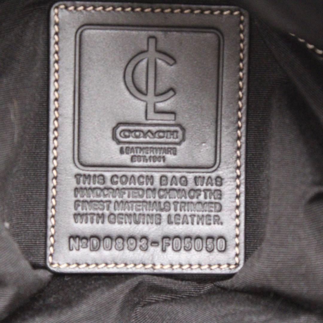 【美品】COACH ボストンバッグ トラベルバッグ ナイロン レザー ブラック