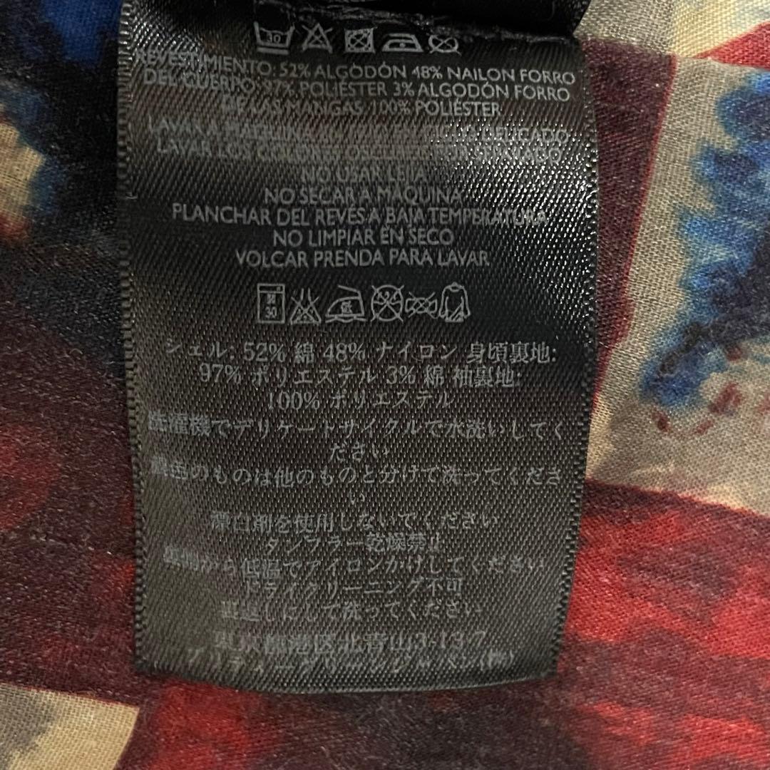 プリティーグリーン　モッズコート　ユニオンジャック　バッジ付き　カーキ　L