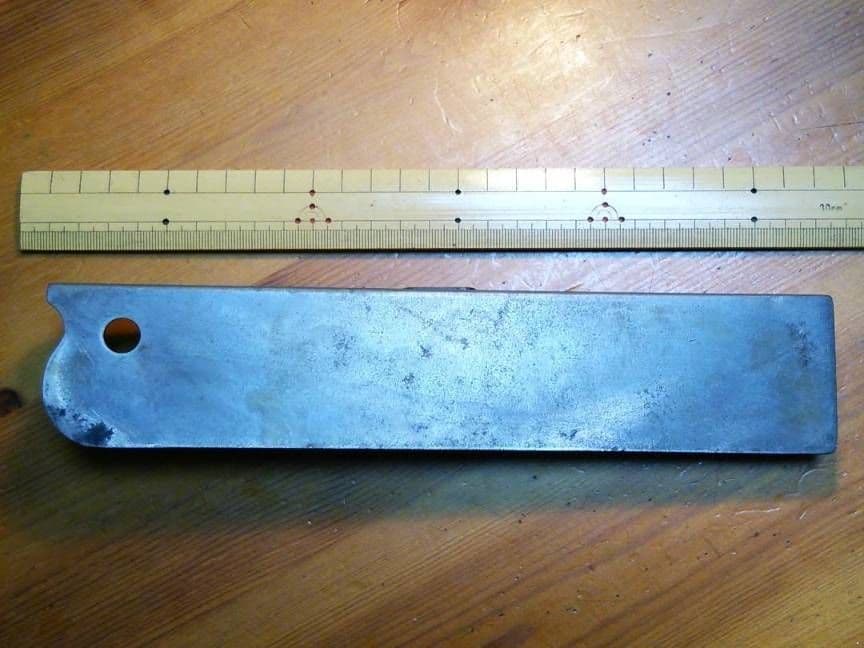 【1045】アメリカ製錬鉄のステッキ中尺25cmヴィンテージ＋活字2品