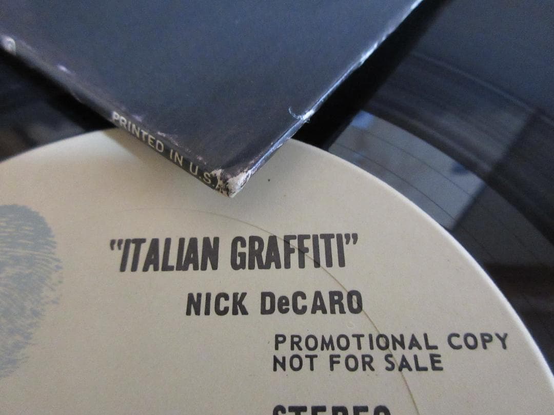 ★NICK DECARO / ITALIAN GRAFFITI★US Org.