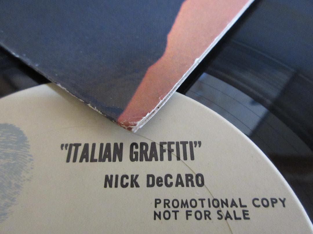 ★NICK DECARO / ITALIAN GRAFFITI★US Org.