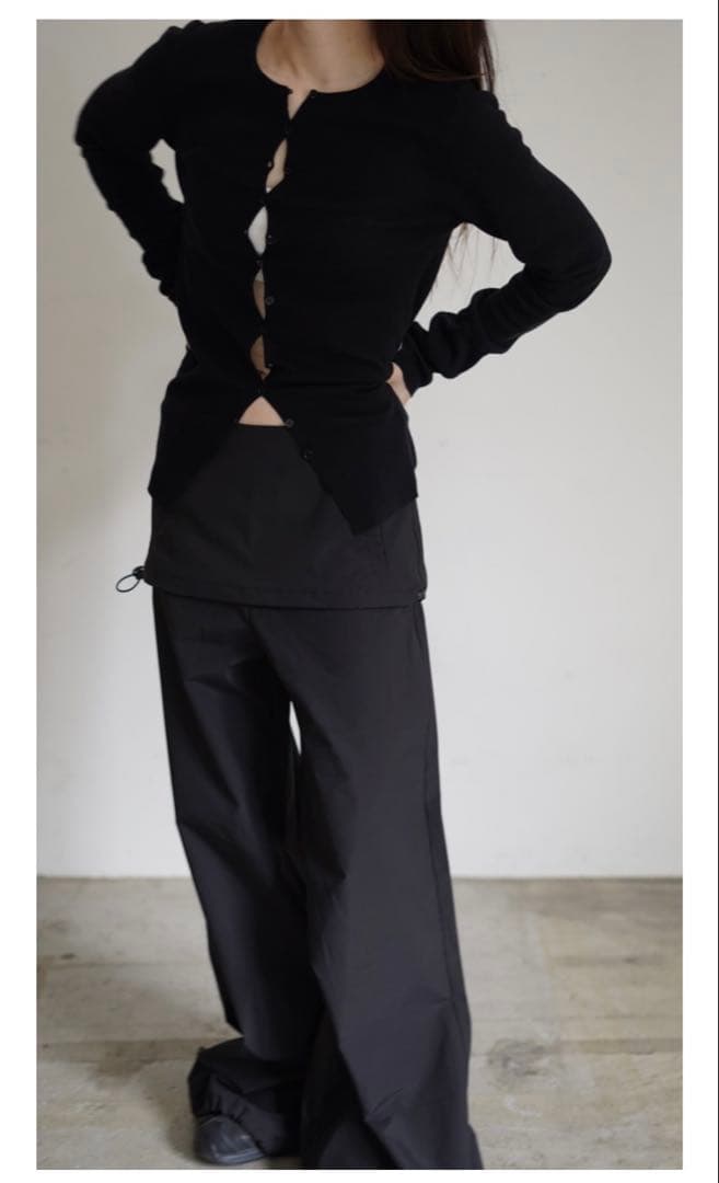 トップス chaisy style thin knit cardigan
