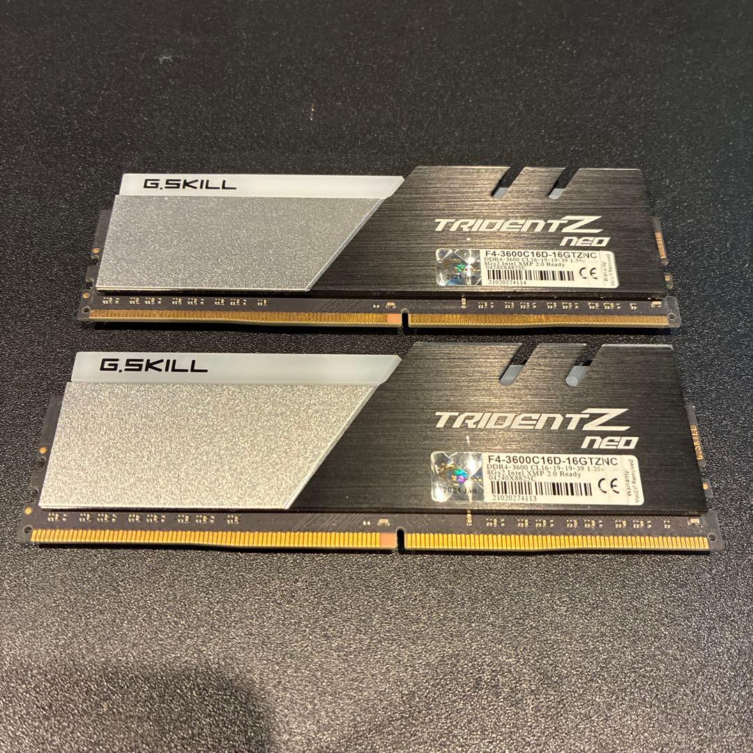 メモリー G.SKILL TRIDENT Z NEO 16GB DDR4 3600MHz