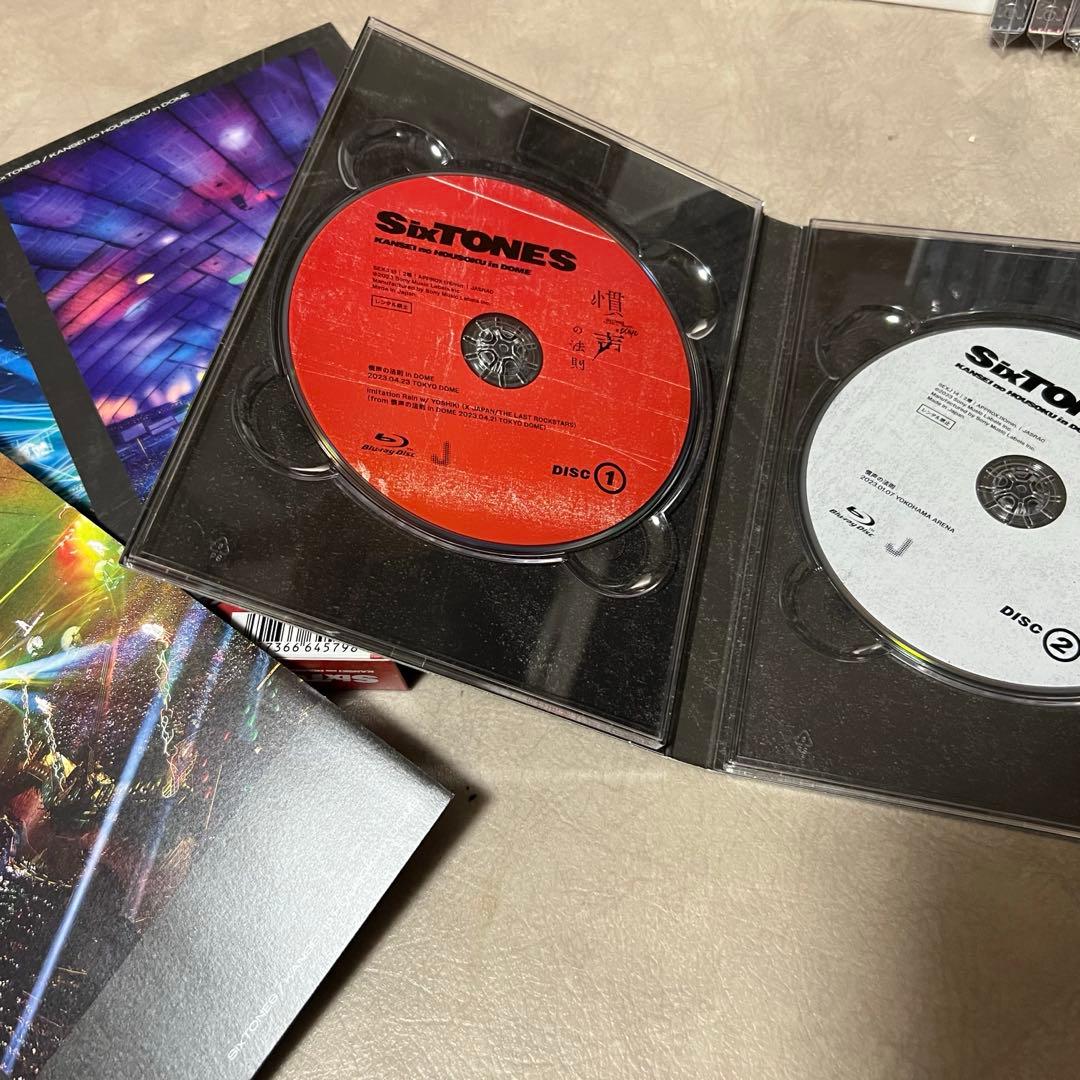 SixTONES 慣性の法則グッズ、CD10枚、Blu-ray4setまとめ売り