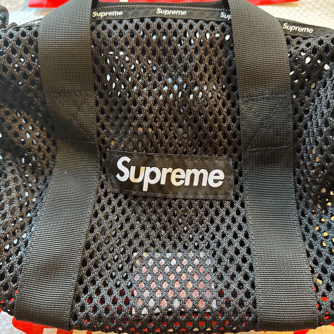 バッグ Supreme Mesh Mini Duffle Bag \"black\"