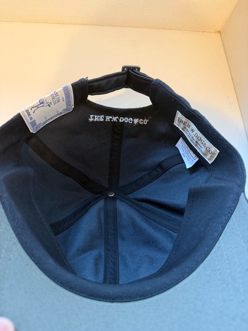 【THE H.W.DOG&CO. 】PLAIN UNION CAP -Black