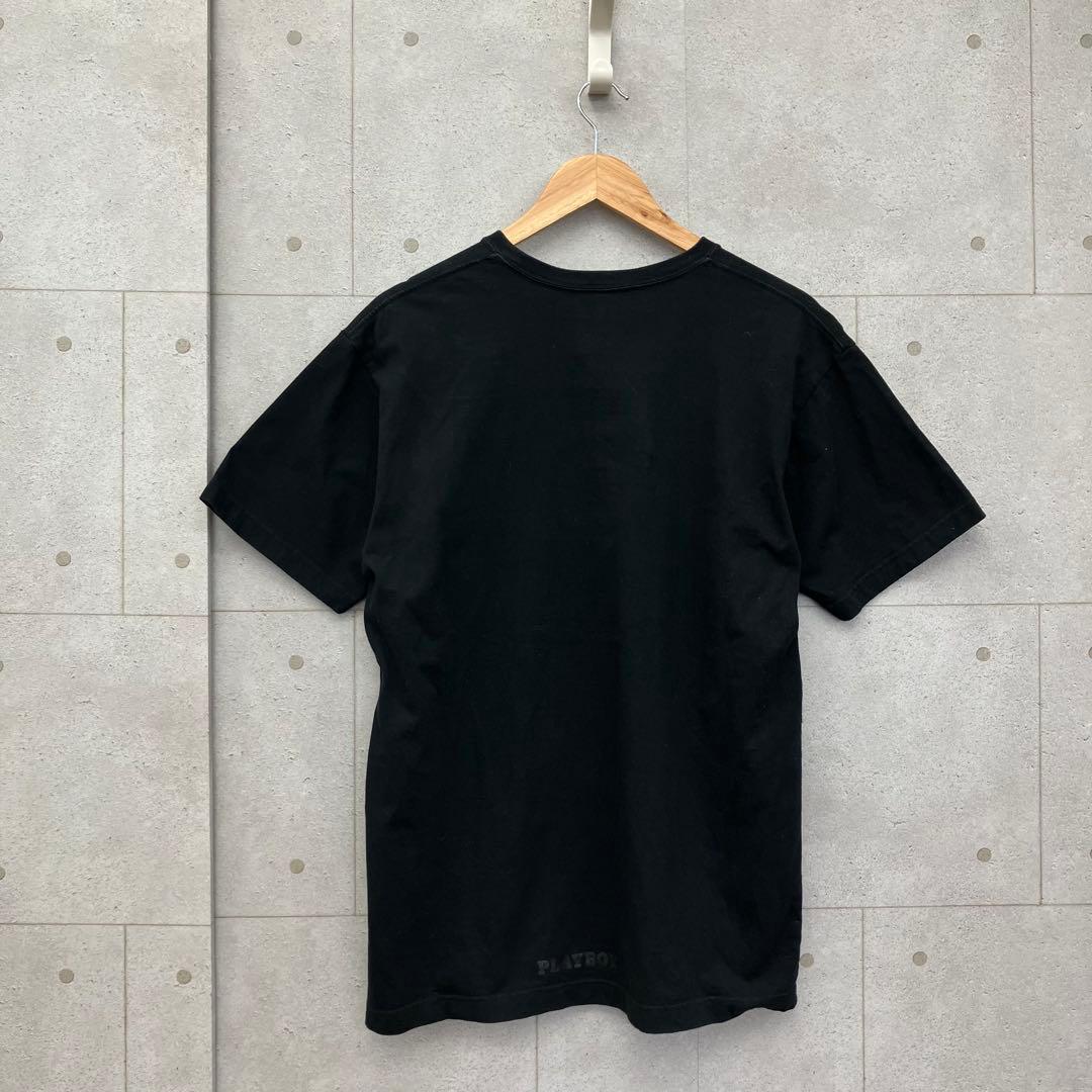 NEIGHBORHOOD×PLAYBOY Tシャツ プリント L ブラック