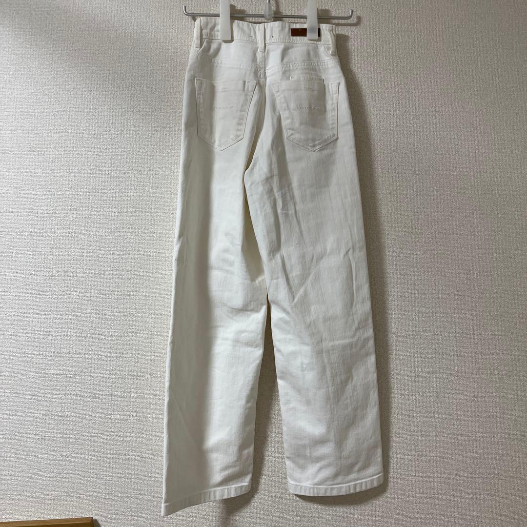 YANUK SpillProof加工 ワイドストレートデニムパンツ LILITH