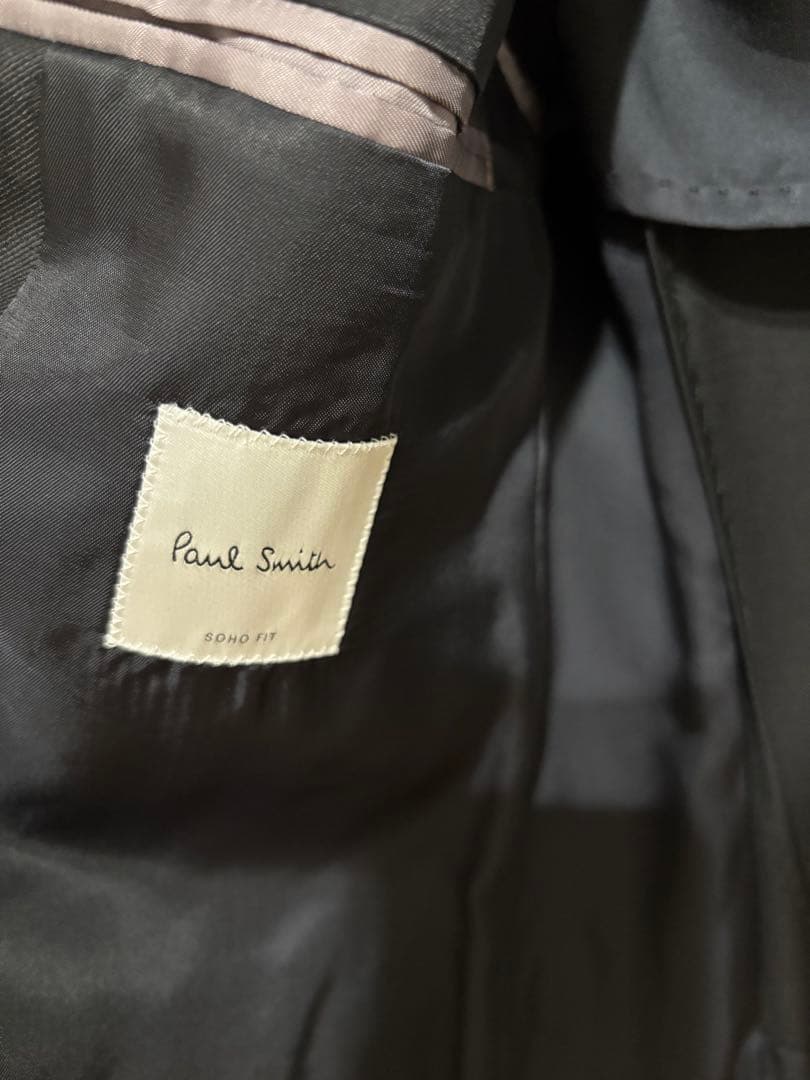 Paul Smith ブラックスーツ シングルブレスト ポールスミス