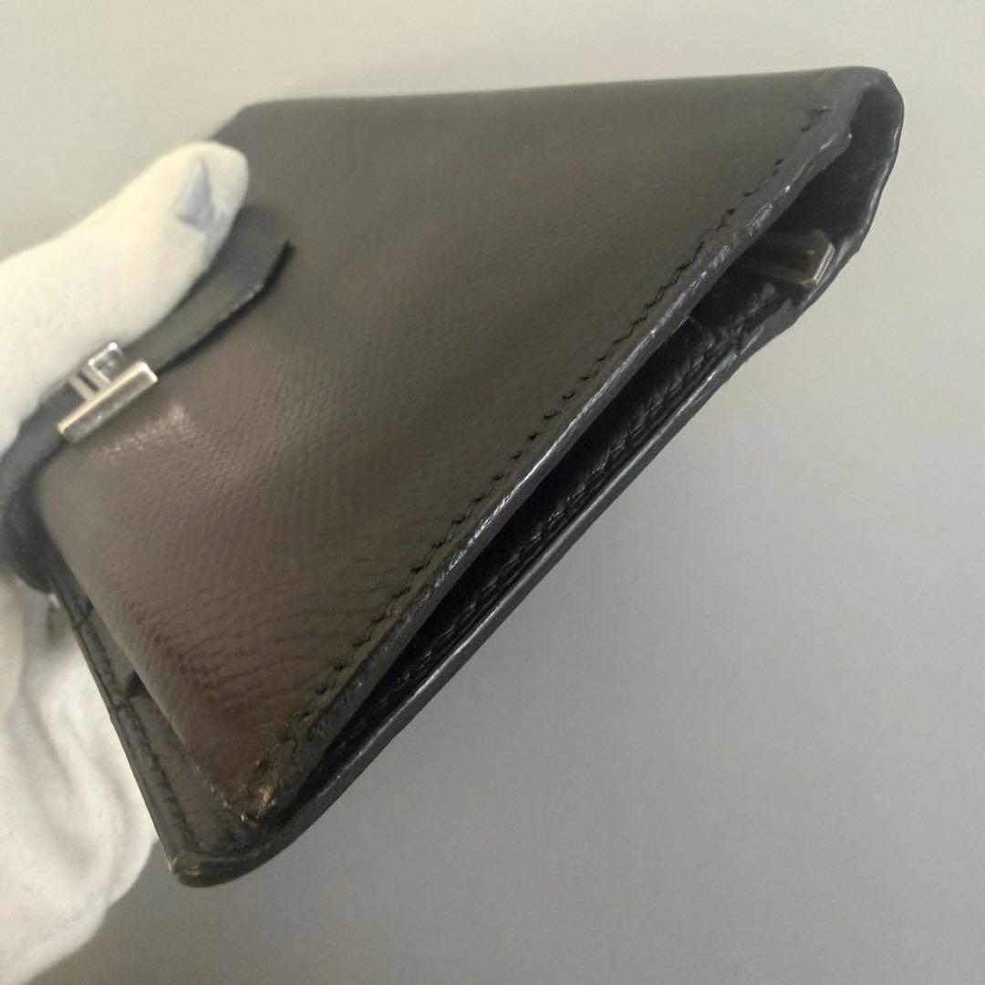 エルメス　ベアン　長財布　黒　HERMES　ブラック