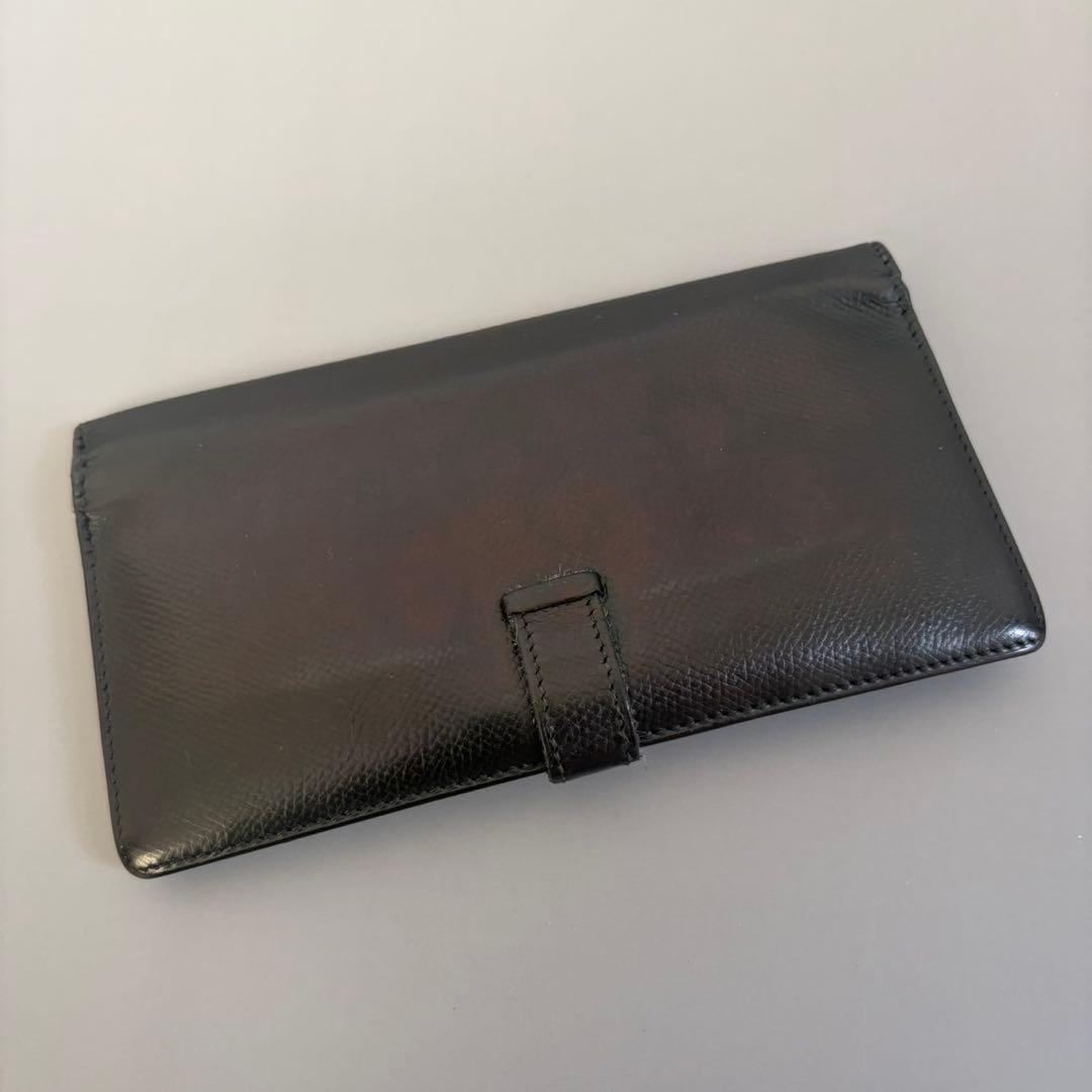 エルメス　ベアン　長財布　黒　HERMES　ブラック