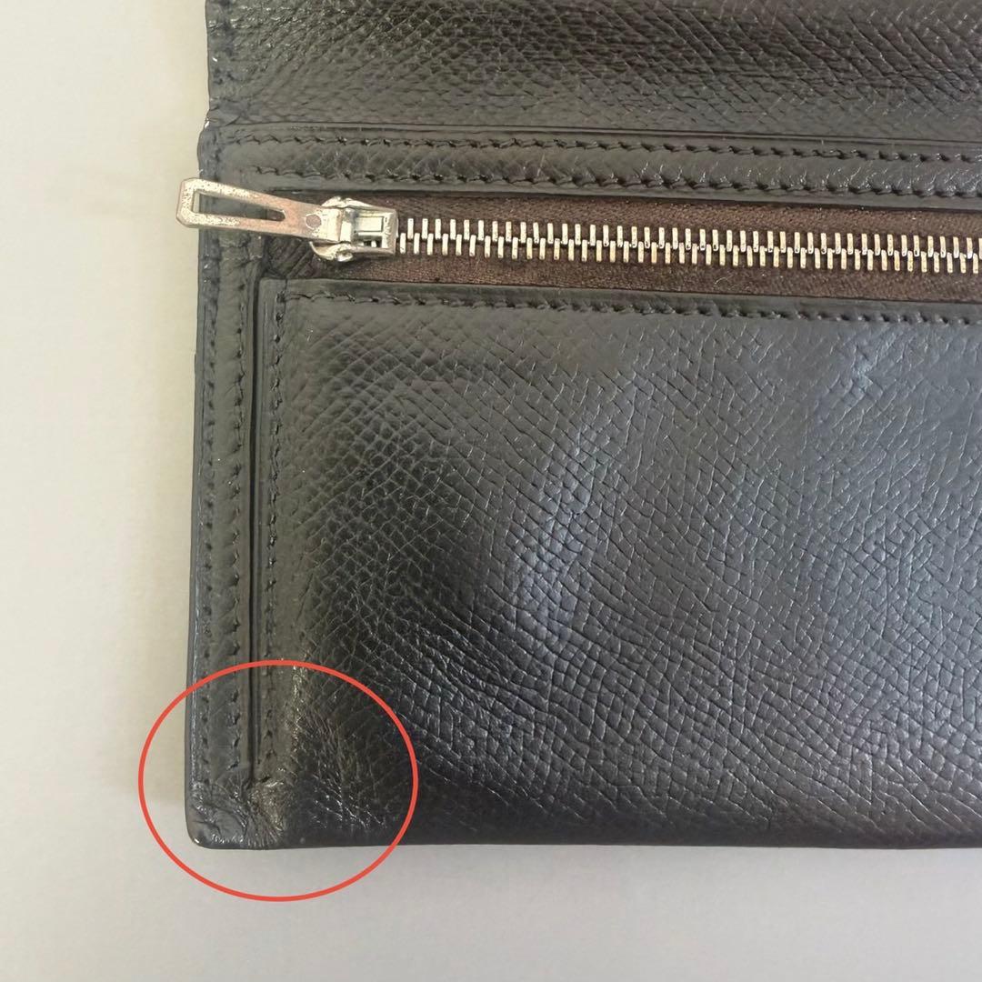 エルメス　ベアン　長財布　黒　HERMES　ブラック