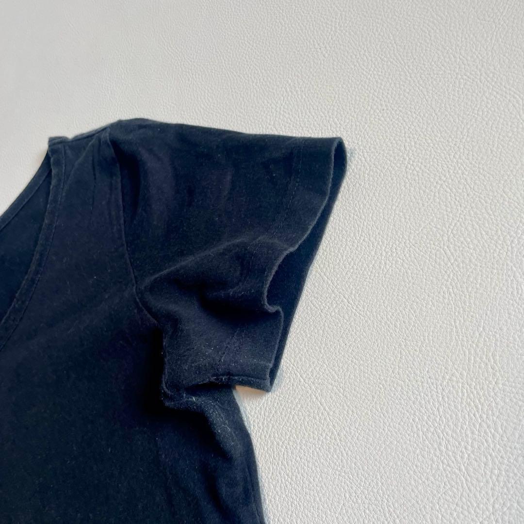 【ヴィヴィアンレッドレーベル】半袖 Tシャツ オーブ刺繍 黒 赤 コットン