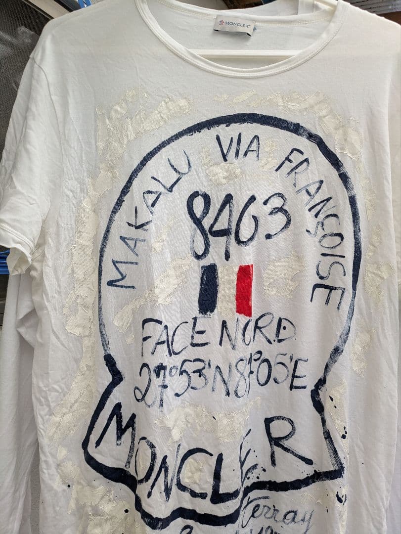 た*ま様 MONCLER グラフィックTシャツ ホワイト