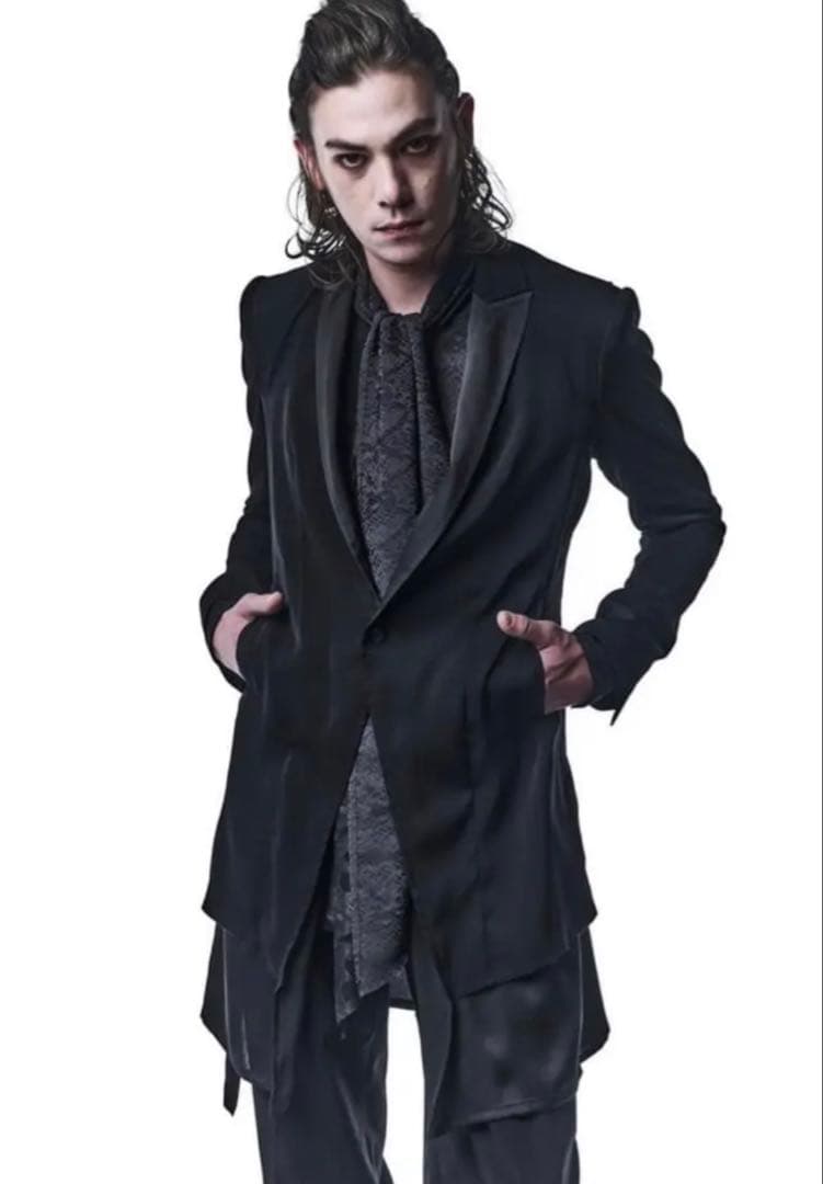 極美品 GLAY TERU愛用 kiryuyrik レイヤードロングジャケット