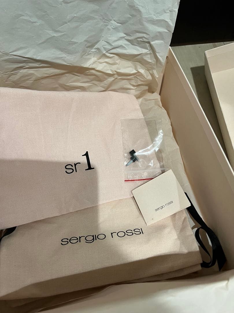 sergio rossi セルジオロッシ　39 ベージュ　ブーツ