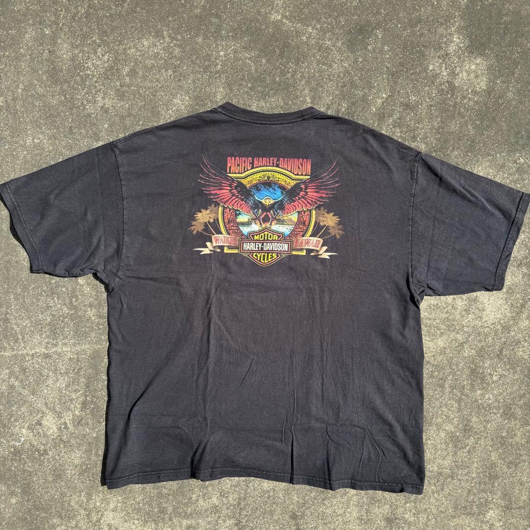 90s ハーレーダビッドソン Waikiki,Hawaii イーグル T 2XL