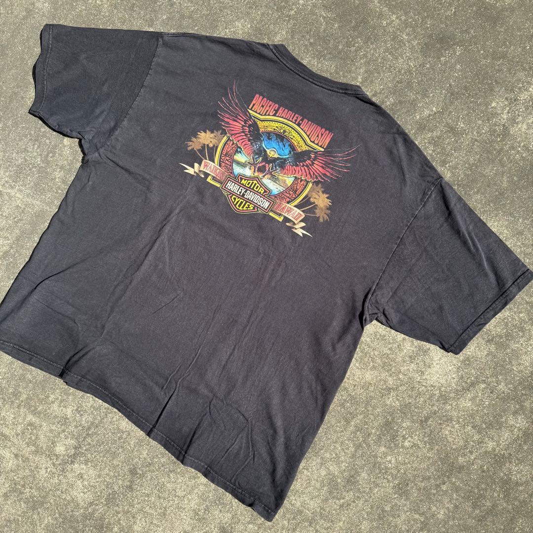 90s ハーレーダビッドソン Waikiki,Hawaii イーグル T 2XL