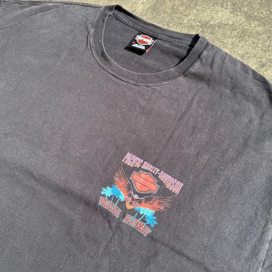 90s ハーレーダビッドソン Waikiki,Hawaii イーグル T 2XL
