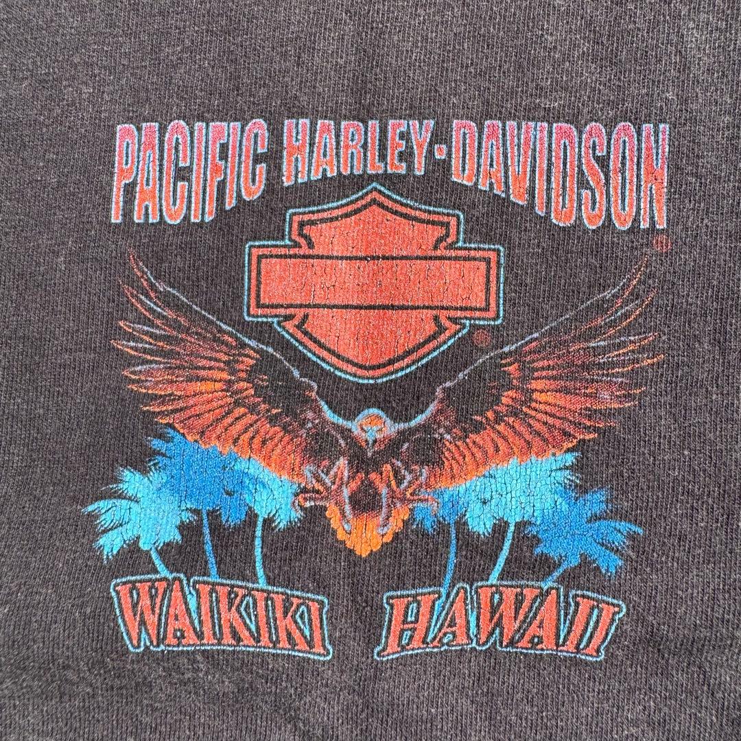 90s ハーレーダビッドソン Waikiki,Hawaii イーグル T 2XL