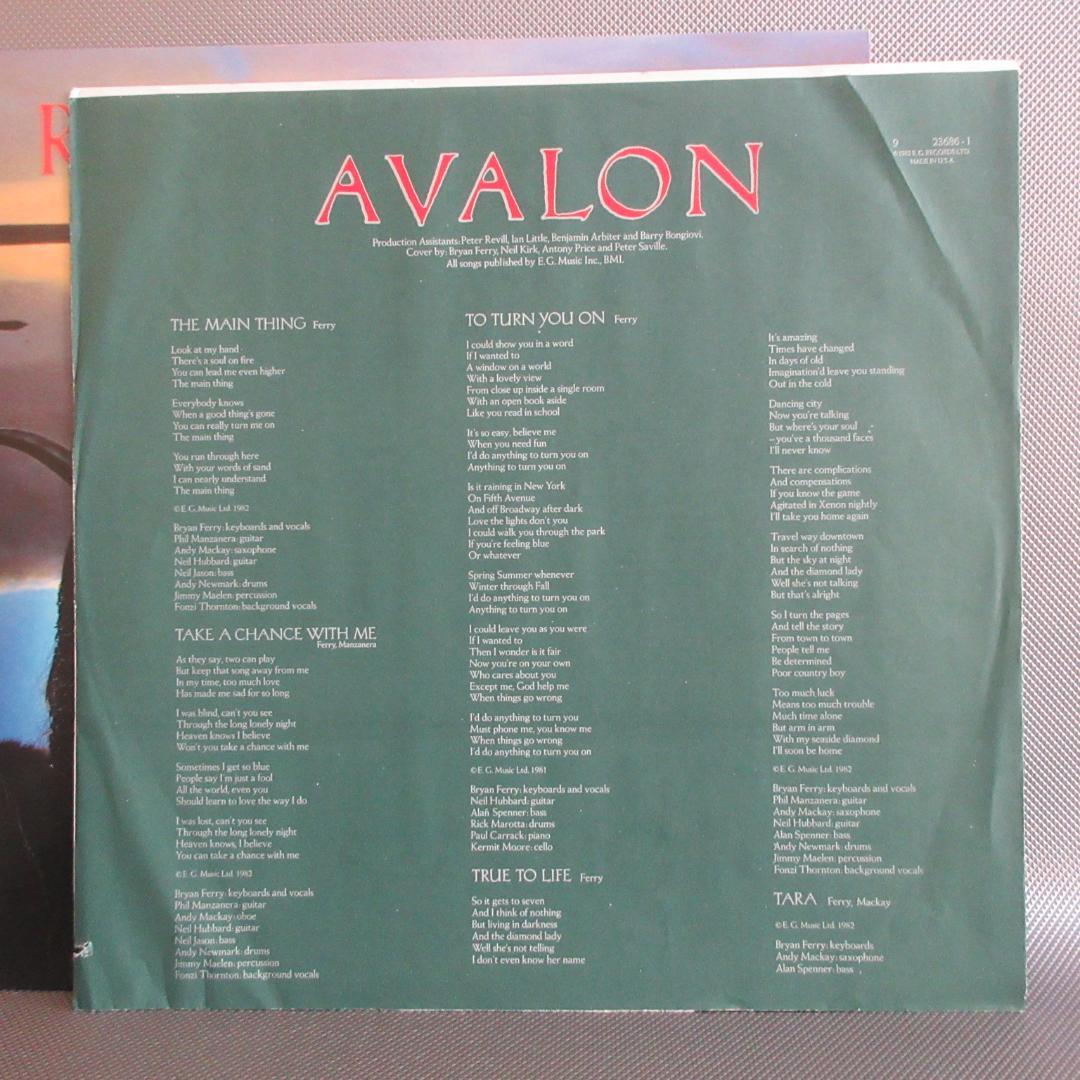 ★ROXY MUSIC / AVALON★US Org. Promo◇WW2/1