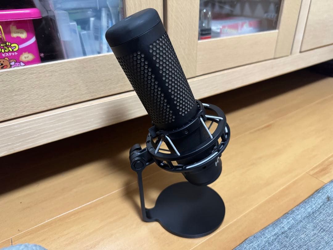 HyperX QuadCast S コンデンサーマイク 専用ケーブル付き