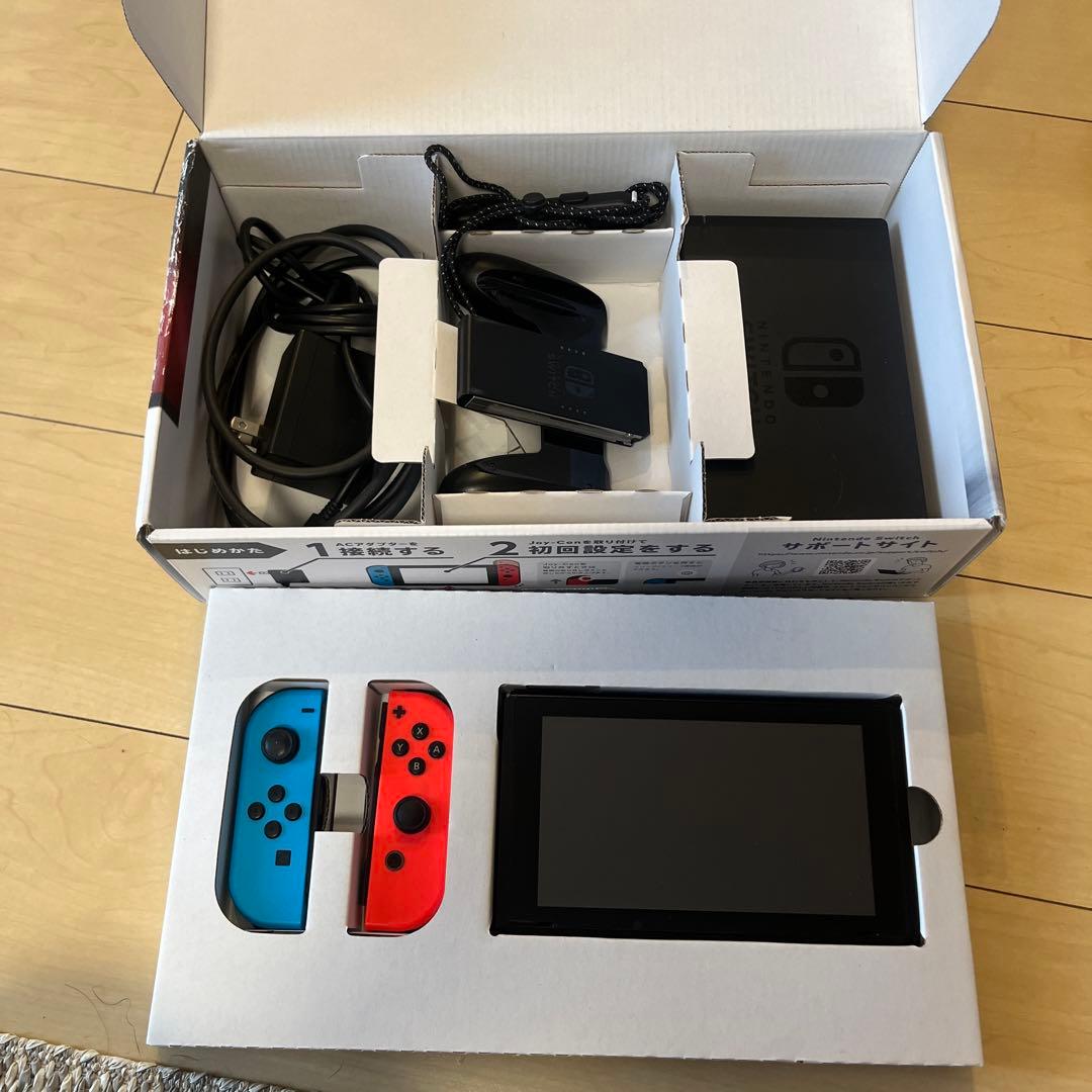 Nintendo Switch 本体 青/赤 Joy-Conその他周辺機器ケース