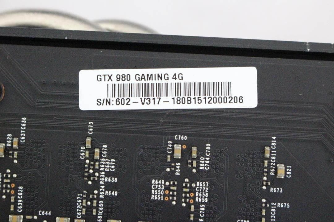 【動作確認済】MSI GTX980 GAMING 4GB グラフィックボード ①