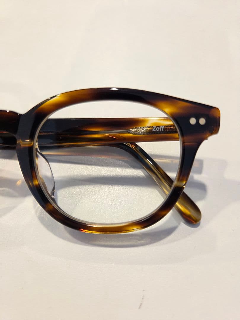 Zoff ZA201012 丸みのある太めのウェリントン　美品