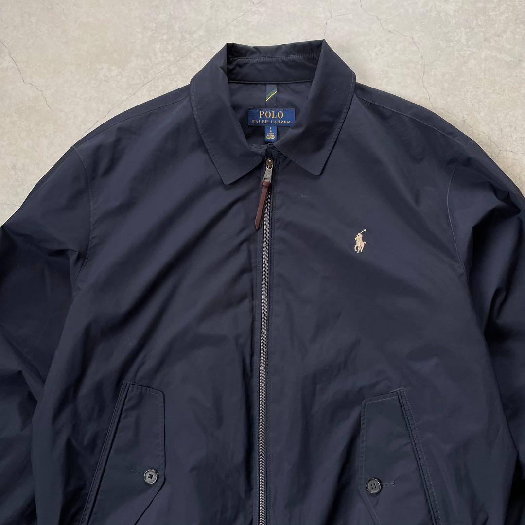 POLO RALPH LAUREN ナイロンジャケット ロゴ ネイビー