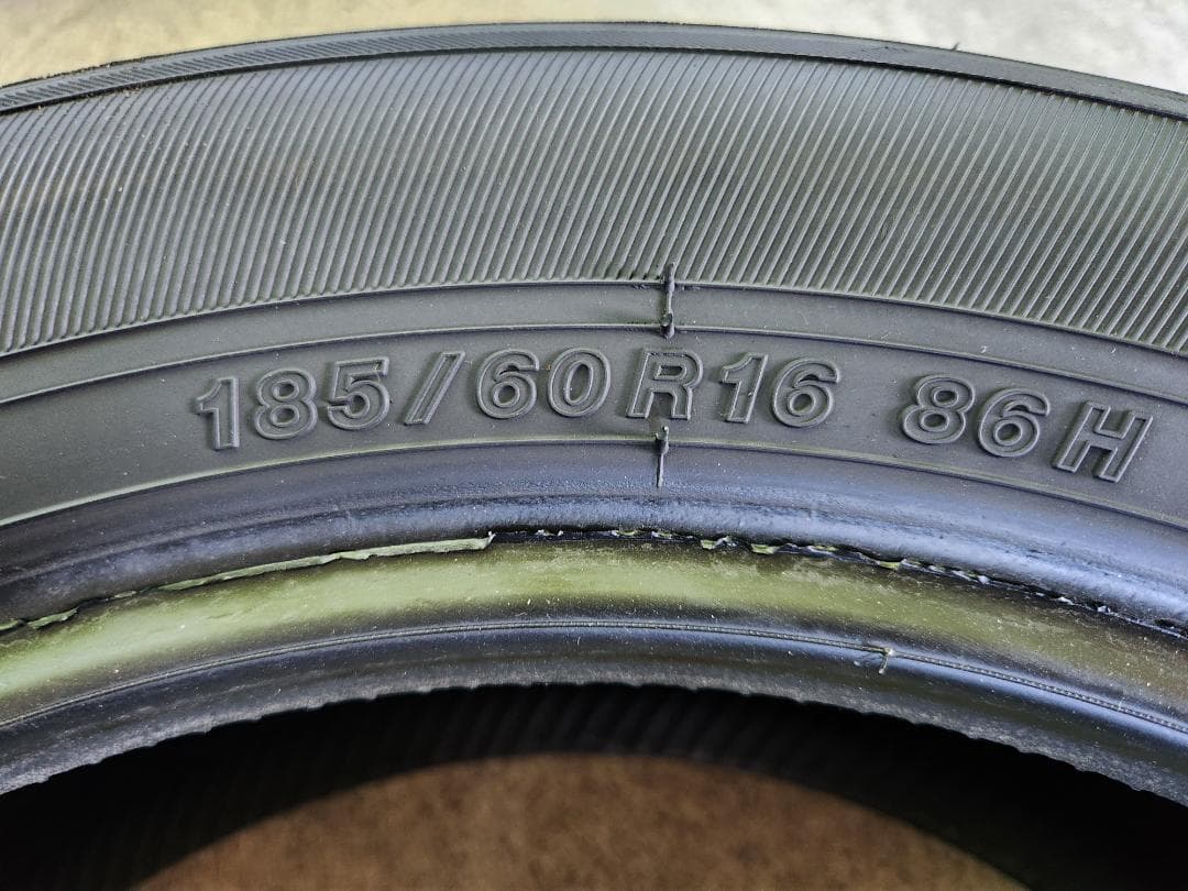 送料込☆2024年製 ヨコハマ タイヤ 185/60R16 日本製☆4本