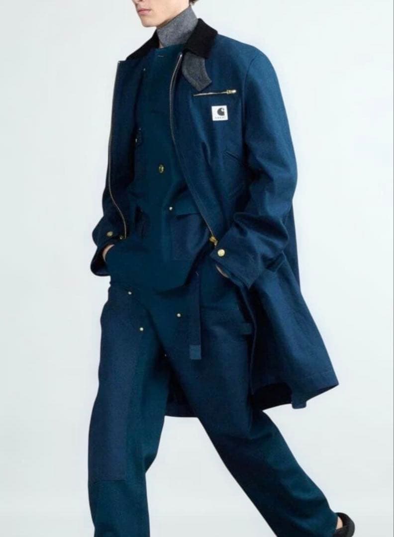 sacai Carhartt WIP Duck Coat ネイビー3