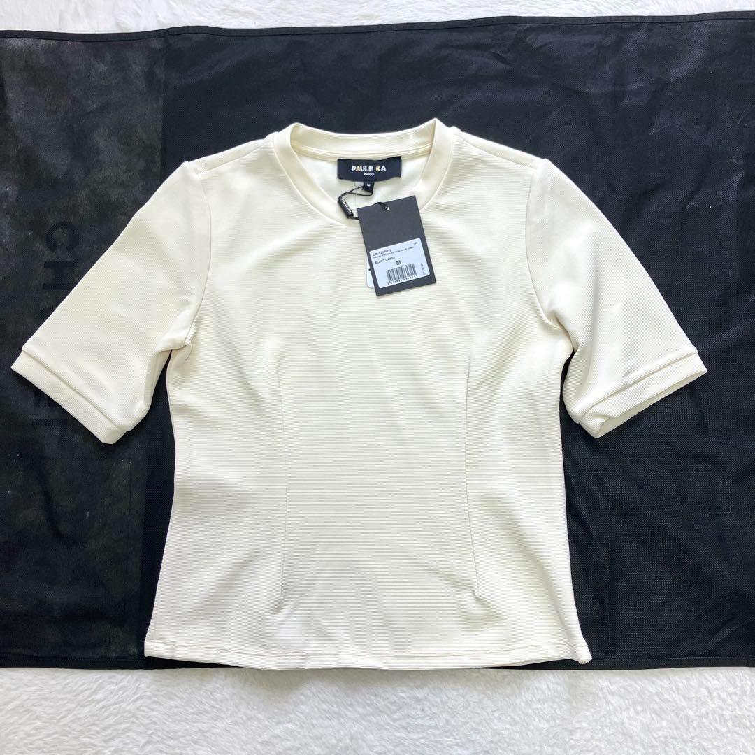 新品 PAULE KA ボレロカーディガン 半袖トップス 2点セット M