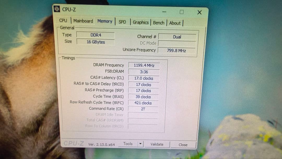 DDR4 8GBx2枚 16GB pc4-2400 動作確認済み ⑱