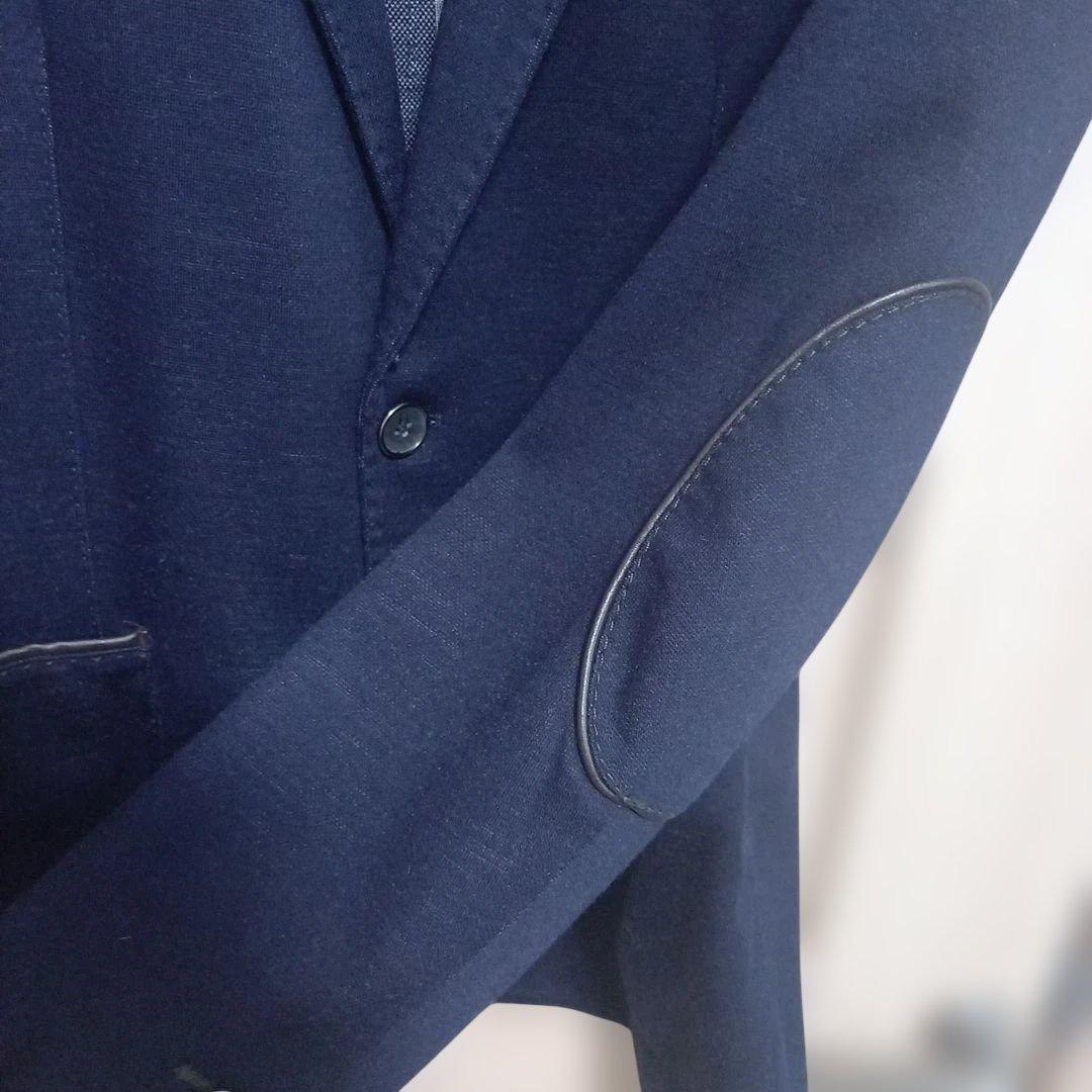 のほほん　ZARA MAN ネイビー テーラードジャケットXL XXL