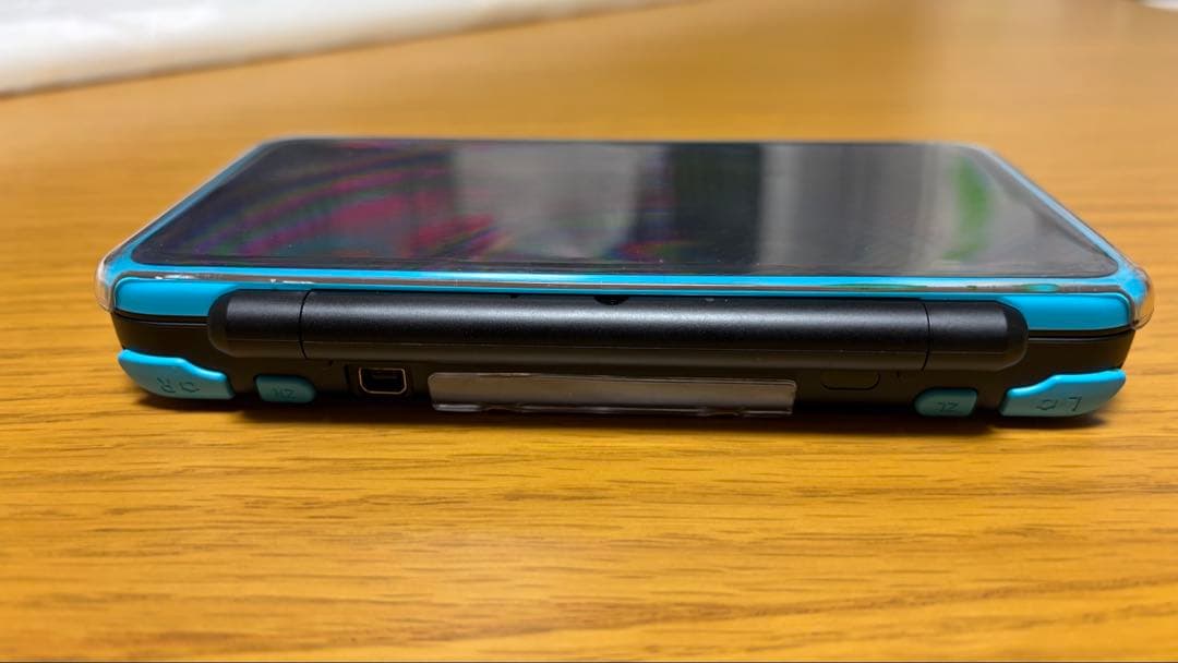 new ニンテンドー 2DS LL ブラック×ターコイズ　　充電器付き