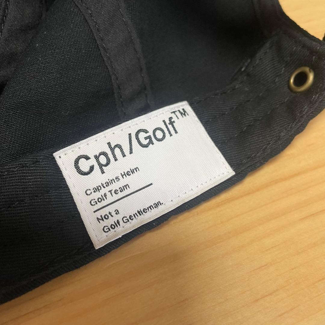 [美品]Cph/Golf CAPTAINS HELM ゴルフキャップ cap 黒