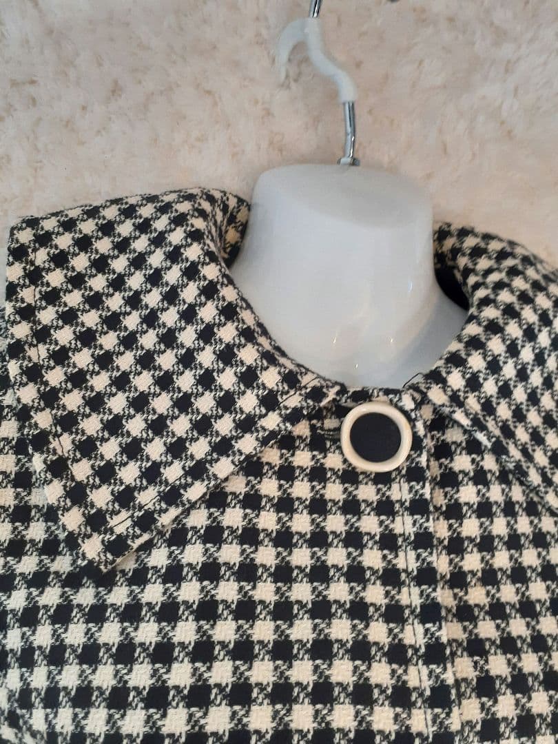 【Dot&stripes child woman】ロングコート 七分ベル袖　Ｆ
