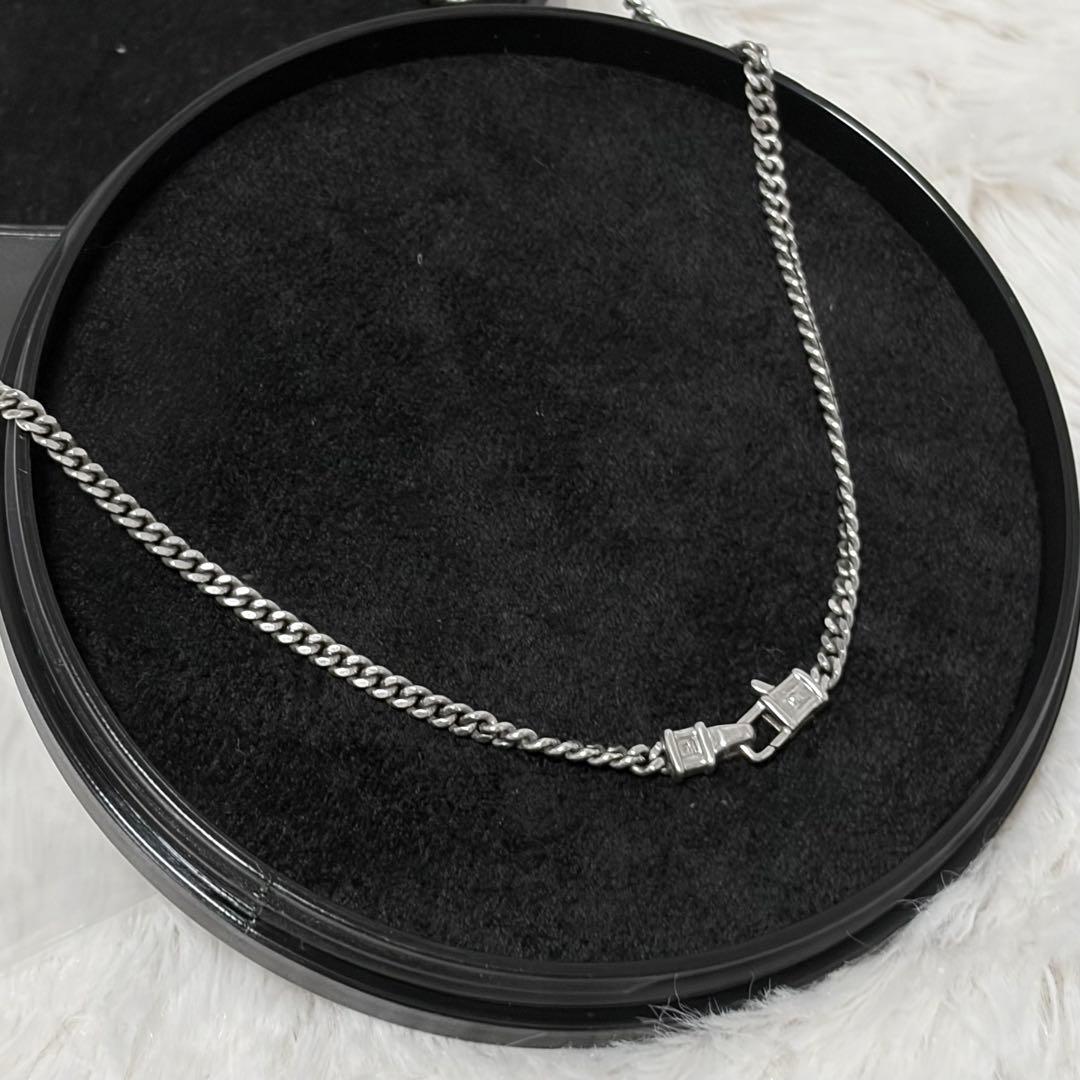 【極美品】　トムウッド　カーブチェーン　Ｍ　シルバー　ネックレス　20.5インチ
