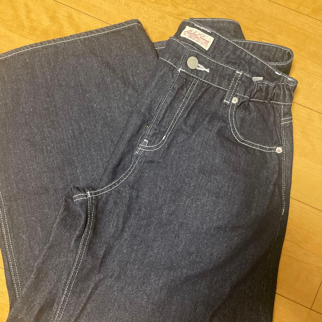 4月10日まで！未使用ビッグリボンデニムパンツ