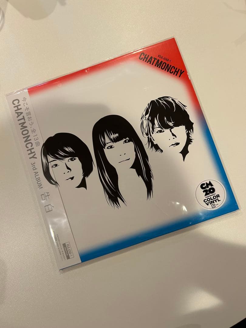 LPレコード　チャットモンチー　告白 楽天ブックス限定先着特典　缶バッジ付